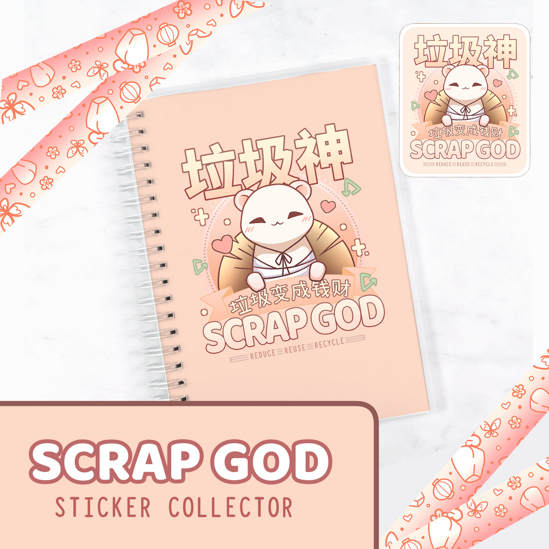 Scrap God Sticker Collector Set
