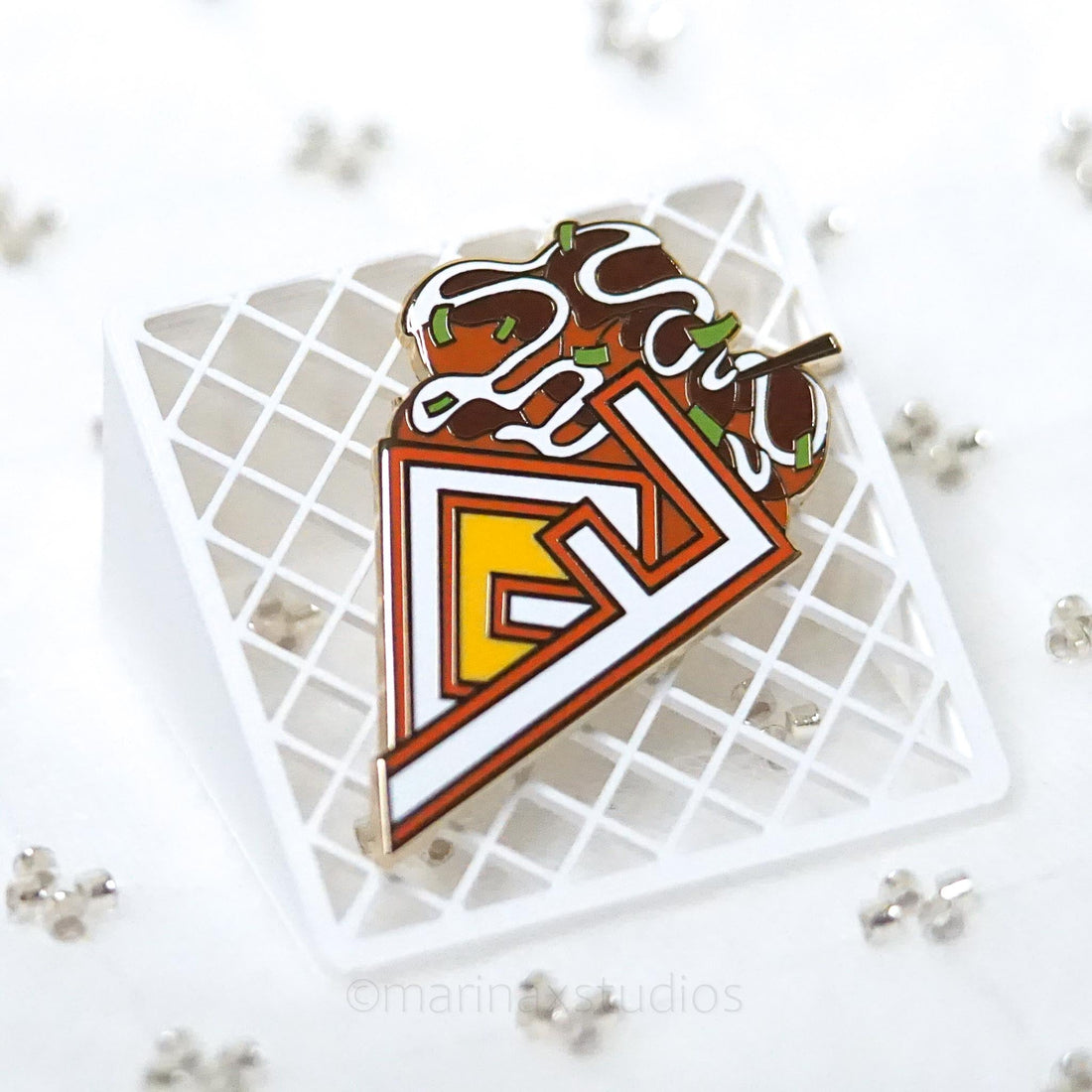 Tako-cone Enamel Pin
