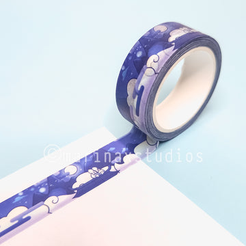 Moon Gazing Bunny Washi