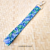 Blue-Bunnies Wrist Lanyard