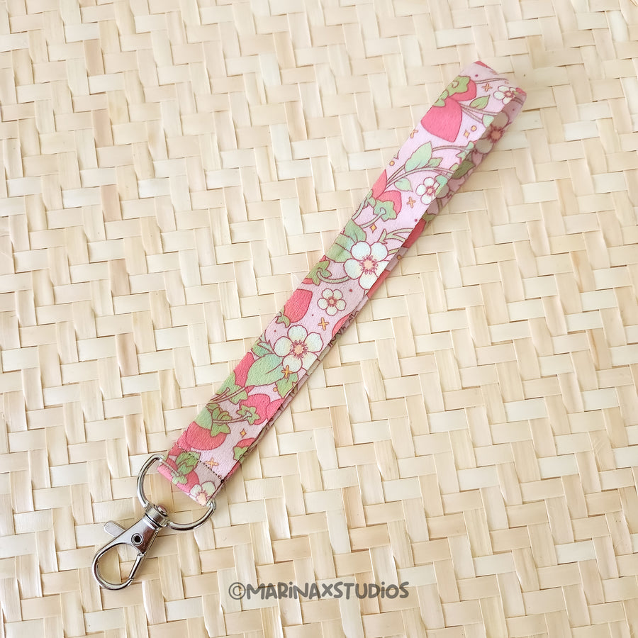 Strawberry Blossom Wrist Lanyard