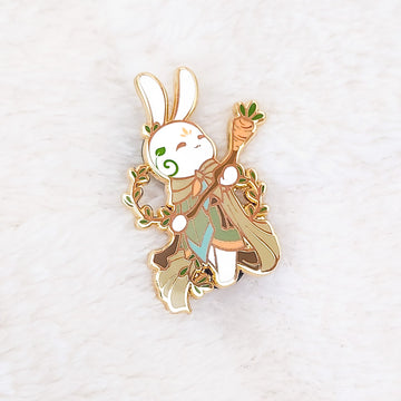 Druid Bunny Enamel Pin