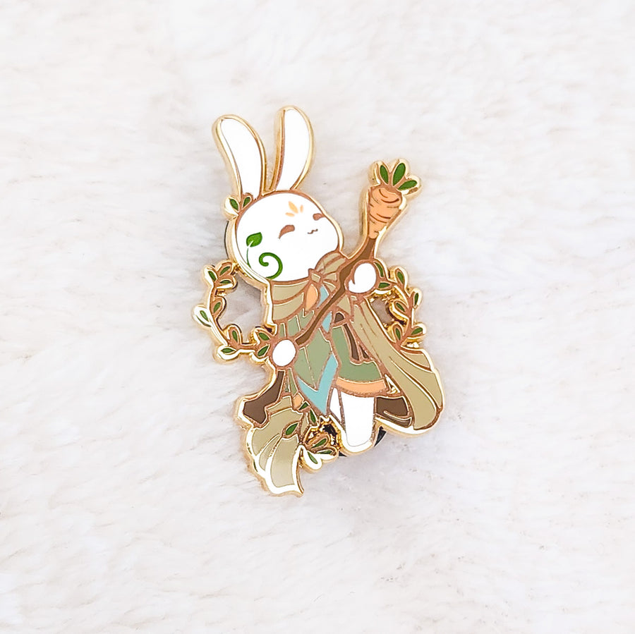 Druid Bunny Enamel Pin