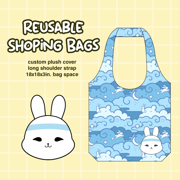 Cloud Bunnies Reusable Shopping Bag [Interest Check]