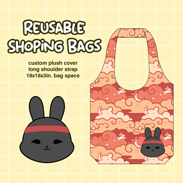 Cloud Bunnies Reusable Shopping Bag [Interest Check]