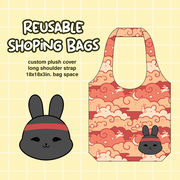 Cloud Bunnies Reusable Shopping Bag [Pre-Order]