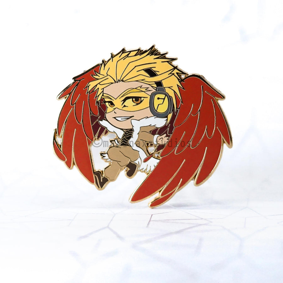 Chibi Wing Hero Enamel Pin