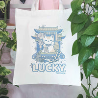 Lucky Cat Tote Bag