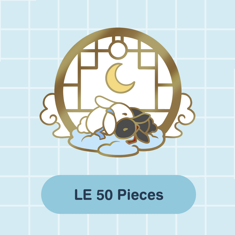 Cloud Naps Enamel Pin - Bunny