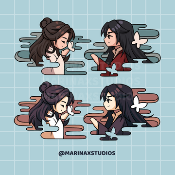 Butterfly Lovers Vinyl Sticker Set