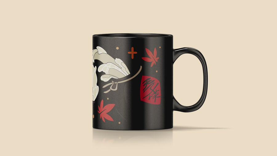 Black Tipsy Bunny Mug