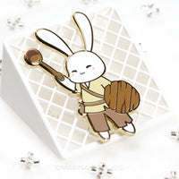 Commoner Bunny Enamel Pin