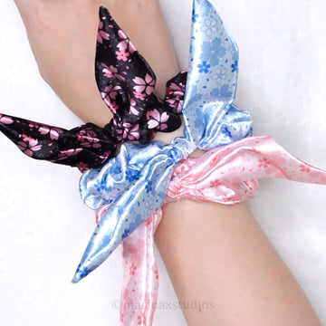 Sakura Hair Scrunchies